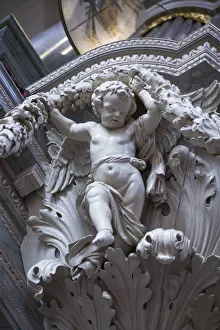 Netherlands, Amsterdam, Westerkerk church, interior sculpture Netherlands, Amsterdam, Westerkerk church, interior sculpture
