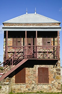 NEW CALEDONIA, North-West Grande Terre Island, Pouembout. Le Pigeonnier (early building NEW CALEDONIA, North-West Grande Terre Island, Pouembout. Le Pigeonnier (early building