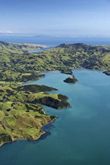 New Zealand, Akaroa Harbour, Banks Peninsula, Canterbury, South Island, New Zealand New Zealand, Akaroa Harbour, Banks Peninsula, Canterbury, South Island, New Zealand