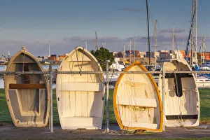 New Zealand, North Island, Tauranga, Tauranga Port, rowboats New Zealand, North Island, Tauranga, Tauranga Port, rowboats