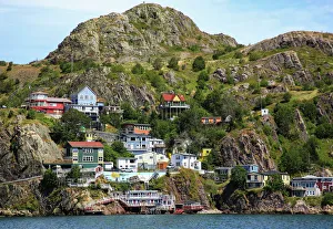 North America, Canada, NL, The Battery at St. Johns harbour entrance North America, Canada, NL, The Battery at St. Johns harbour entrance