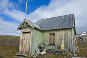 Norway. Blomstandhalvoya or Ny London historic site Svalbard Archipelago, Norway Norway. Blomstandhalvoya or Ny London historic site Svalbard Archipelago, Norway