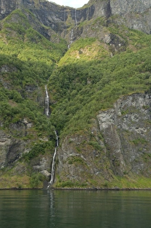Norway, Sogne Fjord (aka Sognefjord), the longest fjord in the world. Views sailing Norway, Sogne Fjord (aka Sognefjord), the longest fjord in the world. Views sailing