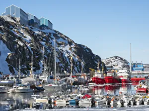 Nuuk Harbour. Nuuk, capital of Greenland. (Editorial Use Only) Nuuk Harbour. Nuuk, capital of Greenland. (Editorial Use Only)