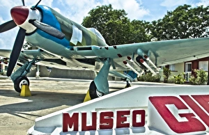 Old plane from Cuban victory in Bay of Pigs war in Playa Giron Cuba Old plane from Cuban victory in Bay of Pigs war in Playa Giron Cuba