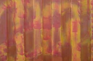 Colorful Cityscape Images Prints: Orange and yellow graffiti abstract