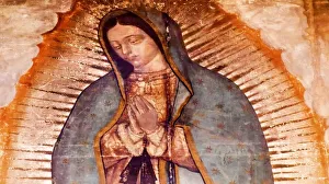 Original Virgin Mary Guadalupe Painting which was revealed by Indian Peasant Juan Original Virgin Mary Guadalupe Painting which was revealed by Indian Peasant Juan