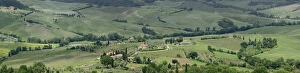 Panoramic view of Tuscany region of Italy near Pienza Panoramic view of Tuscany region of Italy near Pienza