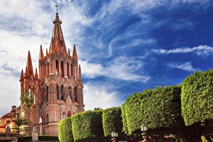 Parroquia Archangel church Jardin Town Square San Miguel de Allende, Mexico Parroquia Archangel church Jardin Town Square San Miguel de Allende, Mexico