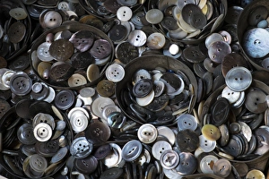 Pile of old buttons, New York City, New York, USA Pile of old buttons, New York City, New York, USA