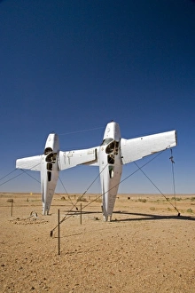 Plane Henge, Mutonia Sculpture Park (by Robin Cooke), Oodnadatta Track, Outback Plane Henge, Mutonia Sculpture Park (by Robin Cooke), Oodnadatta Track, Outback