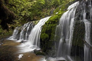 Purakaunui Falls, Catlins, South Otago, South Island, New Zealand Purakaunui Falls, Catlins, South Otago, South Island, New Zealand
