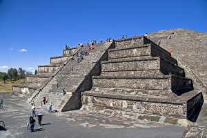 The Pyramid of the Moon at Teotihuacan in the State of Mexico, Mexico The Pyramid of the Moon at Teotihuacan in the State of Mexico, Mexico