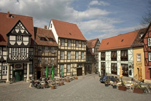 Quedlinburg, Germany Old Town Square Print