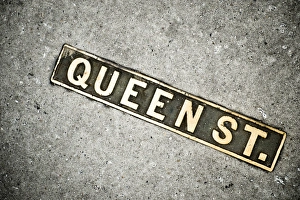Queen St Sign, Charleston, South Carolina. USA Queen St Sign, Charleston, South Carolina. USA
