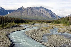 Quill Creek in Yukon Territory, Canada, in the Kluane National Park and Reserve. The park Quill Creek in Yukon Territory, Canada, in the Kluane National Park and Reserve. The park