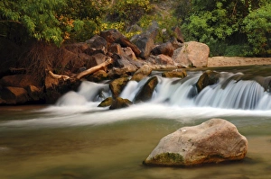 Rapids, Virgin River, Zion National Park, Utah; USA Rapids, Virgin River, Zion National Park, Utah; USA