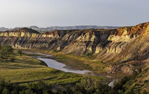 Red Cliffs above the Little Missouri River in the Little Missouri National Grasslands Red Cliffs above the Little Missouri River in the Little Missouri National Grasslands