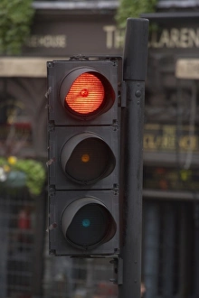 Red traffic Light, London, England, United Kingdom Red traffic Light, London, England, United Kingdom