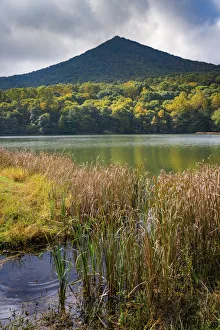 Reflections, Peaks Of Otter, Blue Ridge Parkway, Smoky Mountains, USA Reflections, Peaks Of Otter, Blue Ridge Parkway, Smoky Mountains, USA