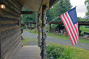 Restored settlement of Hope, Alaska, a town established in the Kenai Peninsula during Restored settlement of Hope, Alaska, a town established in the Kenai Peninsula during