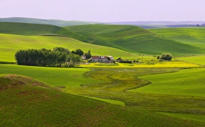 A ride through the farm country of Palouse west of Colfax in Washington state A ride through the farm country of Palouse west of Colfax in Washington state