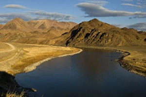 Mongolian Landscape Prints: River in Mongolia