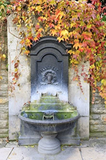 RM. Old Water drinking fountain. Budapest. Hungary RM. Old Water drinking fountain. Budapest. Hungary