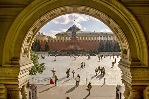 RM. Red Square. Unesco World Heritage Site. Lenins Mausoleum. Moscow. Russia RM. Red Square. Unesco World Heritage Site. Lenins Mausoleum. Moscow. Russia