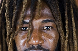 Caribbean Photography Prints: Robert, rasta guy (MR)