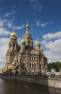 Russia, Saint Petersburg, Center, Church of the Saviour of Spilled Blood on Griboedov Russia, Saint Petersburg, Center, Church of the Saviour of Spilled Blood on Griboedov