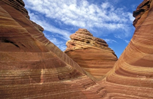 Sandstone patterns in Coyote Buttes area of Paria Wilderness in northern Arizona Sandstone patterns in Coyote Buttes area of Paria Wilderness in northern Arizona