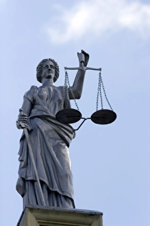 The Scales of Justice atop the Franklin County Courthouse in Ottawa, Kansas The Scales of Justice atop the Franklin County Courthouse in Ottawa, Kansas