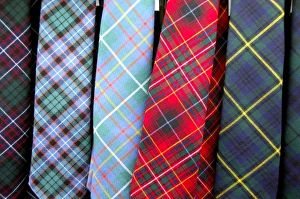 Scotland, Gretna Green. Tartan Shop. THIS IMAGE RESTRICTED - Not available to U.S Scotland, Gretna Green. Tartan Shop. THIS IMAGE RESTRICTED - Not available to U.S