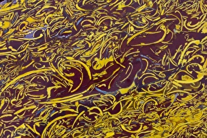 Macro Mineral Photography Prints: Scripted Jasper