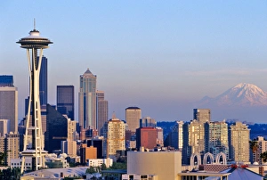 Seattle Skyline Prints: Seattle Washington