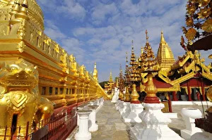 Shwezigon Pagoda complex in Bagan (Pagan), Myanmar (Burma) Shwezigon Pagoda complex in Bagan (Pagan), Myanmar (Burma)