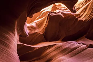 Slickrock formations in lower Antelope Canyon, Navajo Indian Reservation, Arizona, USA Slickrock formations in lower Antelope Canyon, Navajo Indian Reservation, Arizona, USA