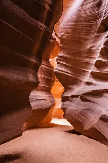 Slickrock formations in upper Antelope Canyon, Navajo Indian Reservation, Arizona, USA Slickrock formations in upper Antelope Canyon, Navajo Indian Reservation, Arizona, USA