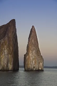 South America, Ecuador, Galapagos. Kicker Rock aka Leon Dormido (sleeping lion) is South America, Ecuador, Galapagos. Kicker Rock aka Leon Dormido (sleeping lion) is