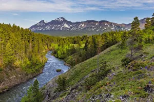 The South Fork of the Two Medicine River in the Lewis and Clark National Forest, Montana The South Fork of the Two Medicine River in the Lewis and Clark National Forest, Montana