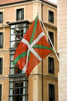 EU Travel Destinations Prints: Spain, Bilbao. Basque flag