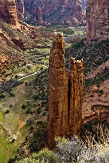 Spider Rock, Canyon de Chelly, Chinle, Arizona, USA Spider Rock, Canyon de Chelly, Chinle, Arizona, USA