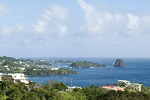 St. Vincent & The Grenadines. Coastline around Young Island St. Vincent & The Grenadines. Coastline around Young Island