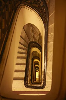 Stairwell, Palacio Barolo, Buenos Aires, Argentina Stairwell, Palacio Barolo, Buenos Aires, Argentina