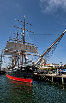 Star of India historic ship at dock in San Diego Bay, California Star of India historic ship at dock in San Diego Bay, California