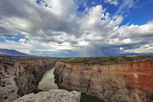 Stormy clouds over the Bighorn River in the Bighorn National Recreation Area, Montana Stormy clouds over the Bighorn River in the Bighorn National Recreation Area, Montana