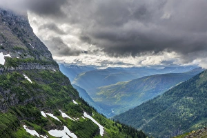 Stormy light over the McDonald Valley in Glacier National Park, Montana, USA Stormy light over the McDonald Valley in Glacier National Park, Montana, USA