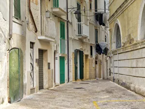 Street and alleyways in the walled city of Monopoli Street and alleyways in the walled city of Monopoli