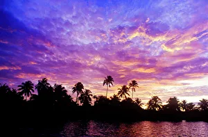 Sunset on Ambergris Caye. Belize. Central America Sunset on Ambergris Caye. Belize. Central America